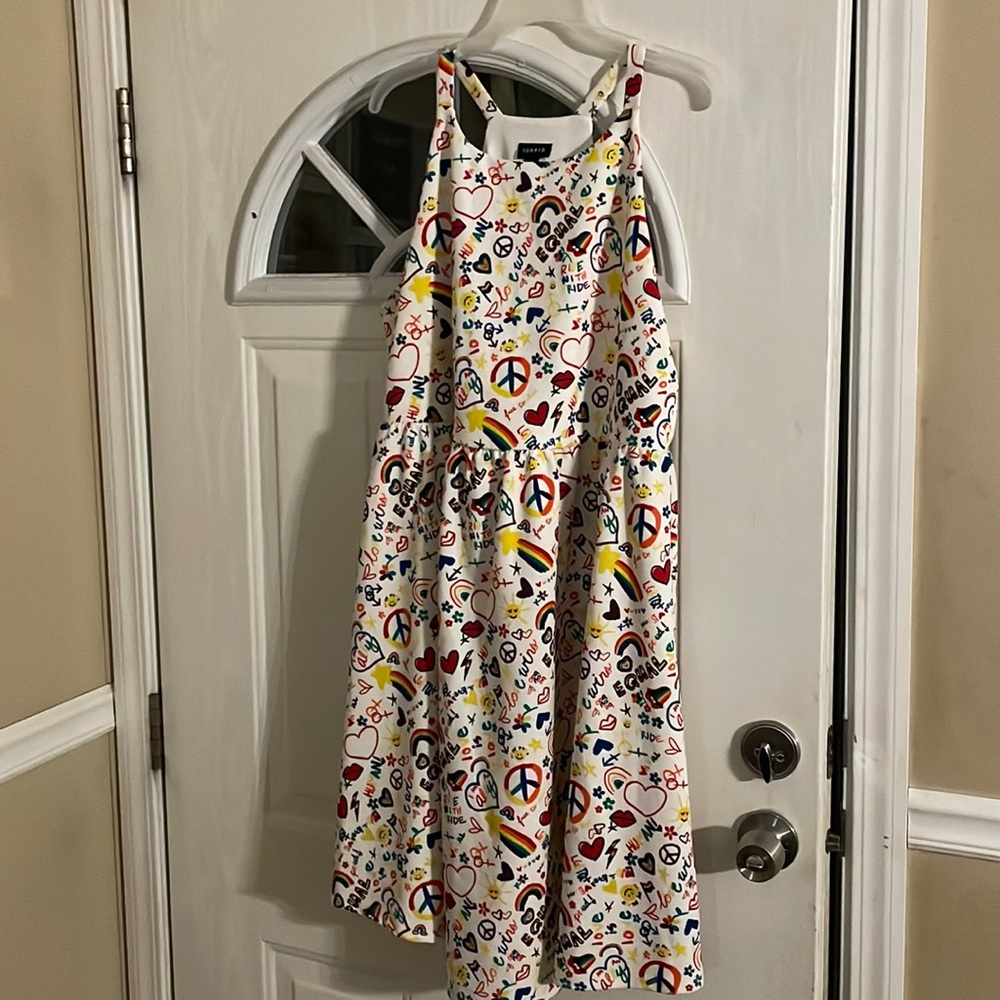 Torrid 4CAS Pride Print Textr Knit Size 2X Dress